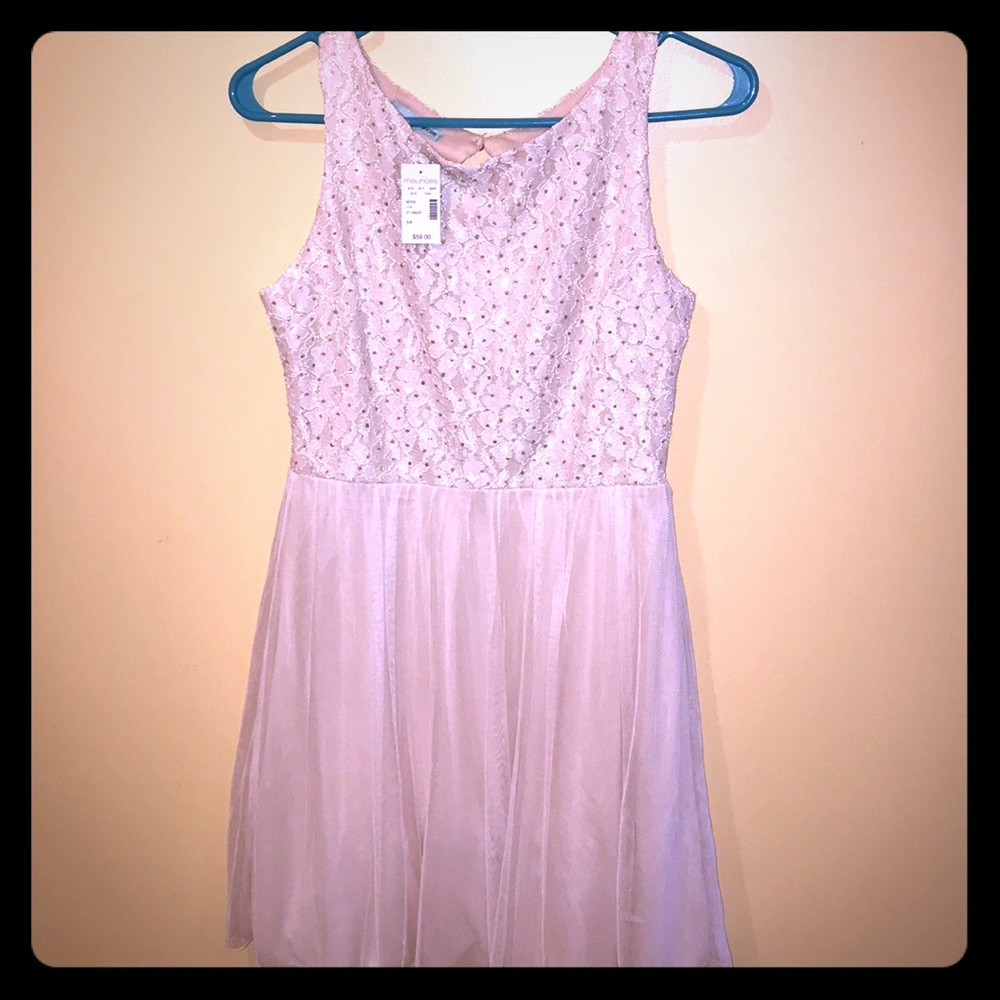 Maurice’s lace & chiffon dress